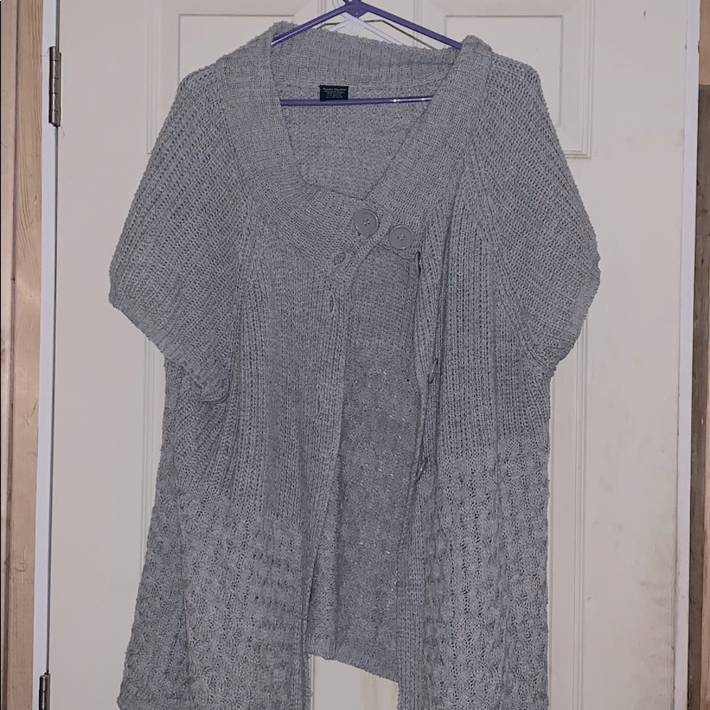 Faded Glory short sleeved cable sweater 3x